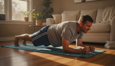 Krafttraining zuhause ohne Geräte: Einstieg mit Bauch